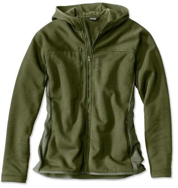 Orvis Pro Fleece Hoody Men's in Moss